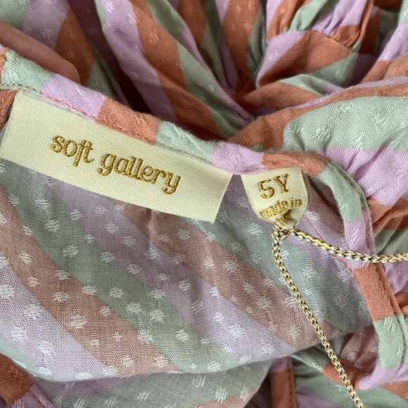 Soft Gallery Viscose Striped Honesty Dress - Picture 8 of 16